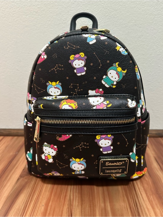 Loungefly Handbags - NWT Sanrio x Loungefly Hello Kitty Zodiac Mini Backpack in Black Multicolor